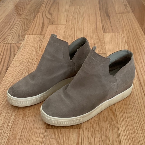 Suede Steve Madden boot with hidden wedge - Picture 1 of 4